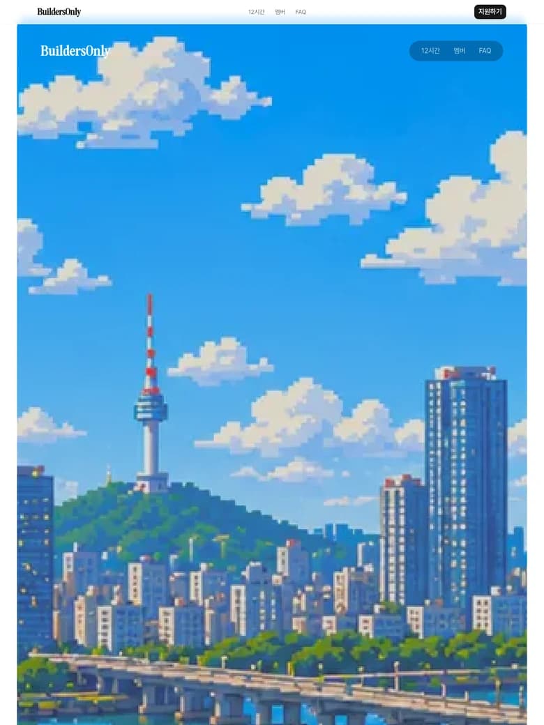 빌더온리 · 홈페이지 리디자인 — 스킬 사용